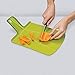 Joseph Joseph 96010 Chop2Pot Foldable Plastic Cutting Board 3-piece, Large/Small/Mini, Red/Green/Gray