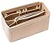 HEALTHLOVE Felt Insert Bag Organizer Purse Organizer Include Zipper Purse for Handbag Choice 3 Size (Small, Camel)