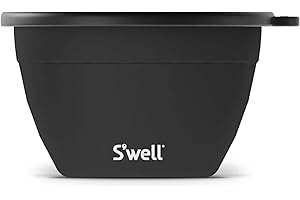 S'well Stainless Steel Salad Kit - 64 Oz - Onyx