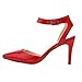 Zbeibei Women's Closed Toe Ankle Straps High Heels Sandals