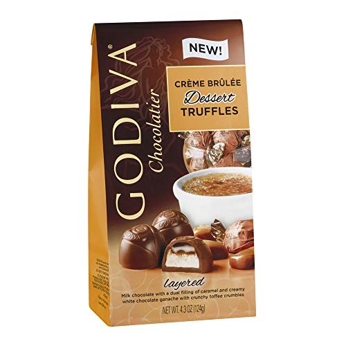 Godiva Chocolatier Crème Brulee Dessert Truffles Chocolate, 4.3 Oz. - Thumbnail 6