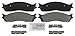 BOSCH BSD965 Severe Duty Disc Brake Pad Set - Compatible With Select Dodge Ram 1500, Ram 2500, Ram 3500; FRONT