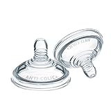 Tommee Tippee Closer to Nature Anti-Colic Flow Nipples, 2 Count, Medium (Discontinued by Manufacturer)