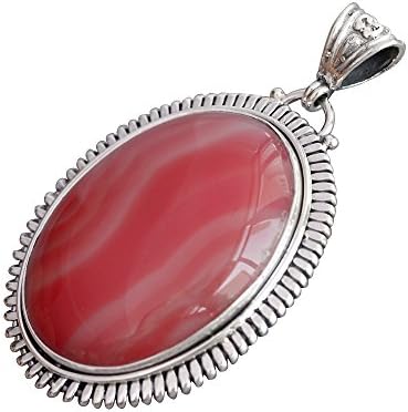 Red Botswana Agate Pendant