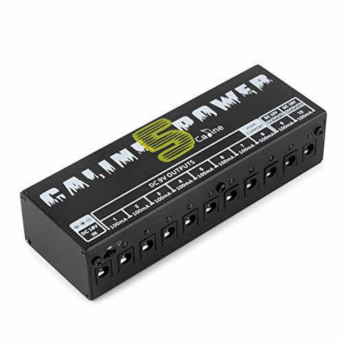 Caline CP05 Guitar Pedal Board Power Supply 10 Output 9V 12V 18V