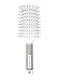 Charmvit Professional Detangling & Styling Paddle Hair Brush XR00224 - WHITE