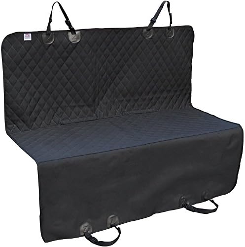 MiraCase Dog Seat Cover with Hammock | Durable, Waterproof and Anti-slip | Black