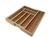 Brightways Home Expandable Bamboo Silverware Drawer Organizer- Use As a Cutlery Tray-Utensil Organizer-And Flatware Organizer