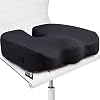Seat Cushion Pillow for Office Chair – Memory Foam Firm Coccyx Pad – Tailbone, Sciatica, Lower Back Pain Relief…
