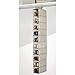 mDesign Set of 2 Hanging Shoe Rack - Wardrobe Storage Solutions - Hanging Shoe Storage with 10 Compartments - Taupe/Natural