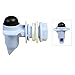 Rubbermaid #2b87-25 Wht Replacement Faucet Kit (1 Kit) (2-Pack)