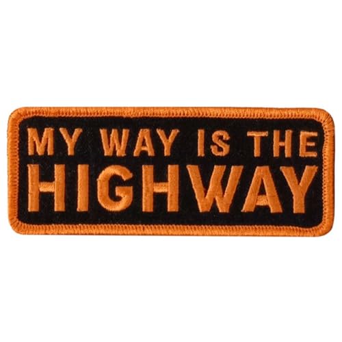 Milwaukee Leather My Way 4" x 1.5" Embroidered Patch - 4W X 1.5H