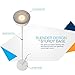 Brightech Sky Elite 2nd Gen LED Torchiere Floor Lamp - Tall Standing Pole Uplight for Living Rooms, Bedrooms; Homes & Offices - Super Bright Dimmable 20-Watt, Warm White Light - Alpine White