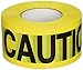 C.H. Hanson 16000 Yellow Caution Barricade Tape, 2 mil, 1000 ft, YELLOW/BLACK, Caution Yellow 305m (1000ft)