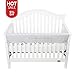TILLYOU Personalized Padded Baby Crib Rail Cover Protector Safe Teething Guard Wrap for Long Front Rails 100% Silky Soft Microfiber Polyester - Embroidered and Reversible - Pale Gray, You are Loved