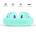 Besom Kids Headphones Girls, i36 Foldable Stereo Ear Headphones w/Mic 3.5mm Jack Wired Cord On-Ear Headset for Children Kid Teens Adult Headphone(Green/Purple)