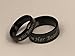 His Beauty/Her Beast Love Heart Black Stainless Steel Engagement Wedding Bands Promise Ring Anniversary