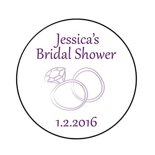 Set of 20 Engagement Ring/Wedding Bands RoundStickers or