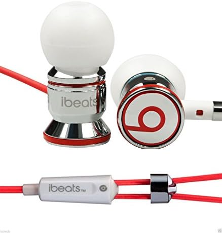 Beats Earbuds Beats by Dr Dre iBeats In-Ear Headphones For Apple ControlTalk +/-(GIFT)WHITE