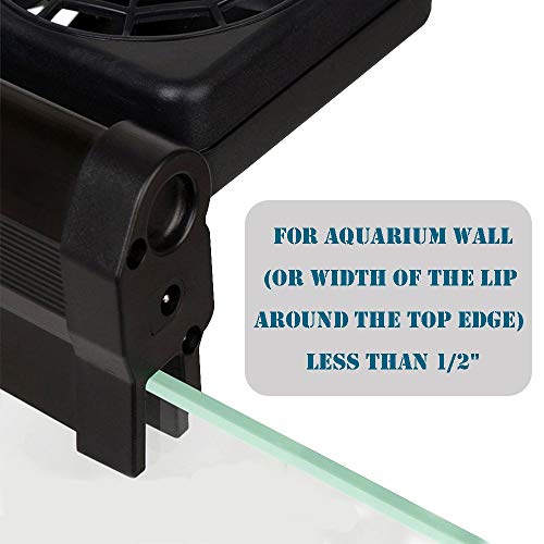 YueYueZouÂ® Aquarium Chillers Cooling Fan, ColdWind Cooling System for Salt/Fresh Water (1 Fan)