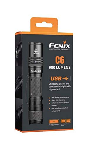 Fenix Flashlights by LightMen Aluminium Hydroelectric Hydraulic DIY Generator, Black