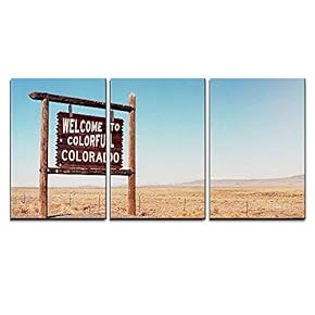 Welcome to Colorado Roadside Wooden Sign at a...