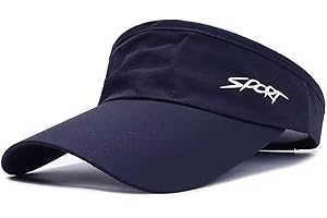 AIYUENCICI Sport Sun Visor Hats, Women Quick-Drying Baseball Cap Wide Brim Adjustable Sun Protection Hat Cap for Outdoor