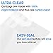 Pack It Chic - 3” X 5” (1000 Pack) Clear Resealable Cello Bags - Fits 3X5 Prints & Photos - Self Seal