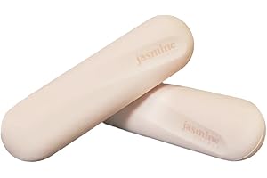 Jasmine Fitness Pilates Bar – Desert 1kg Pair | at Home Pilates Equipment for Women | Pilates Weight Bar & Hand Weights for T