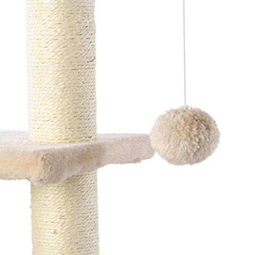 CUPETS Cat Tree Cat Climber Kitten Activity Tower Condo Multi Level Pet