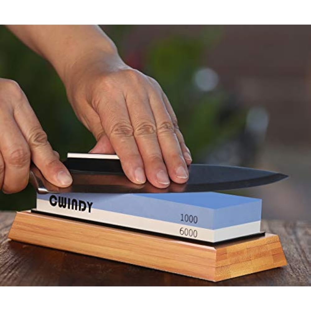 CWINDY 1000/6000 Grit Sharpening Stone Whetstones Knife Stones