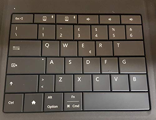 Microsoft Wireless Universal Foldable Keyboard for iPad, iPhone, Android Devices, and Windows Tablet:International QWERTY Layout
