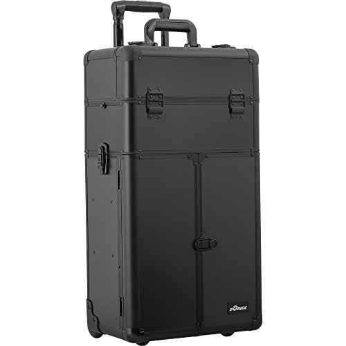 SUNRISE Makeup Case on Wheels 2 in 1 Professional Organizer I3465