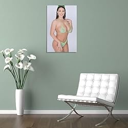 HBHCLXN Angela White Bikini Sexy Poster Hot Girl