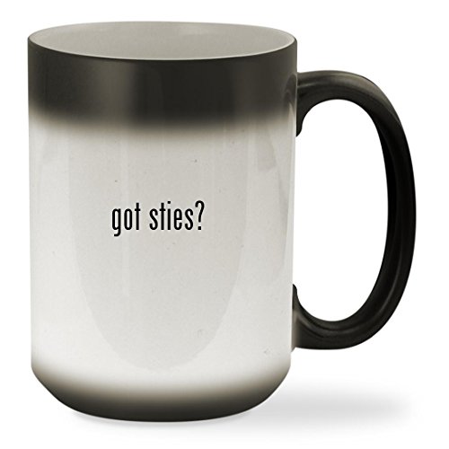 got sties? - 15oz Black Color Changing Sturdy Ceramic Coffee Cup Mug