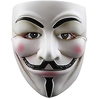 ZLLJH Guy Fawkes Halloween Costume V for Vendetta Mask Anonymous Fancy Cosplay