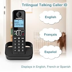 Hellobaby HB2688-1 DECT 6.0 Cordless Phone with