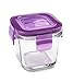 Wean Green Wean Cubes Baby Food Glass Containers - Garden Pack (Grape, Blueberry, Carrot, Pea) 4oz