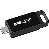 PNY Elite Type-C 256GB USB 3.2 Flash Drive – Up to 120MB/s Read, Up to 10x Faster Write Than USB 2.0, Reliable Design, Durable & Portable for Everyday Store & Share, Type-C Connector