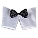 IETANG Bunny Black White Ears Collar Bowtie Cuffs Tail Costume Set For Adults Funny Party