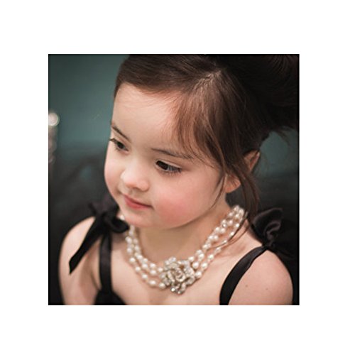 Necklace, Girls' Size, Audrey Hepburn Breakfast at Tiffany's, Multi Strand Pearl Necklace