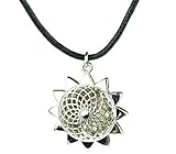 Sunflower Aromatherapy Essential Oil Diffuser Necklace Locket Pendant Jewelry