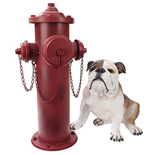 Design Toscano DC122012 Fire Hydrant Statue Puppy Pee Post and Pet
