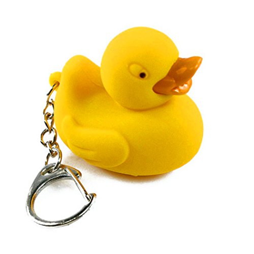 Ducky Duck Light Up LED Novelty Keychain Flashlight