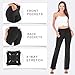 IUGA Bootcut Yoga Pants with Pockets for Women High Waist Workout Bootleg Pants Tummy Control, 4 Pockets Work Pants for Women Blackthumb 2