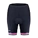 NUMMY Women's Cycling Shorts With 3D Padded Trend Design Breathable Quick Dry Road Bike Bicycle Pants