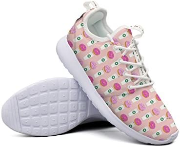 kdteq Women's Doughnut Cushion Colorful Camping Hunting Running Shoes