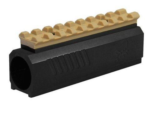 Lapco Paintball TiPX Front Block with Picatinny/Weaver Rail - Desert Tan