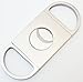 Mrs. Brog® Stainless Steel Cigar Cutter with Back Protector - Round Ends - Guillotine Double Blade for a Precise Perfect Cut