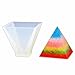 Pyramid Jewelry Clay Silicone Mold, Crafting, Resin Epoxy, Pendant Earrings Making, DIY Mobile Phone Decoration Tools,Semi-Transparent 010029/30/31/32